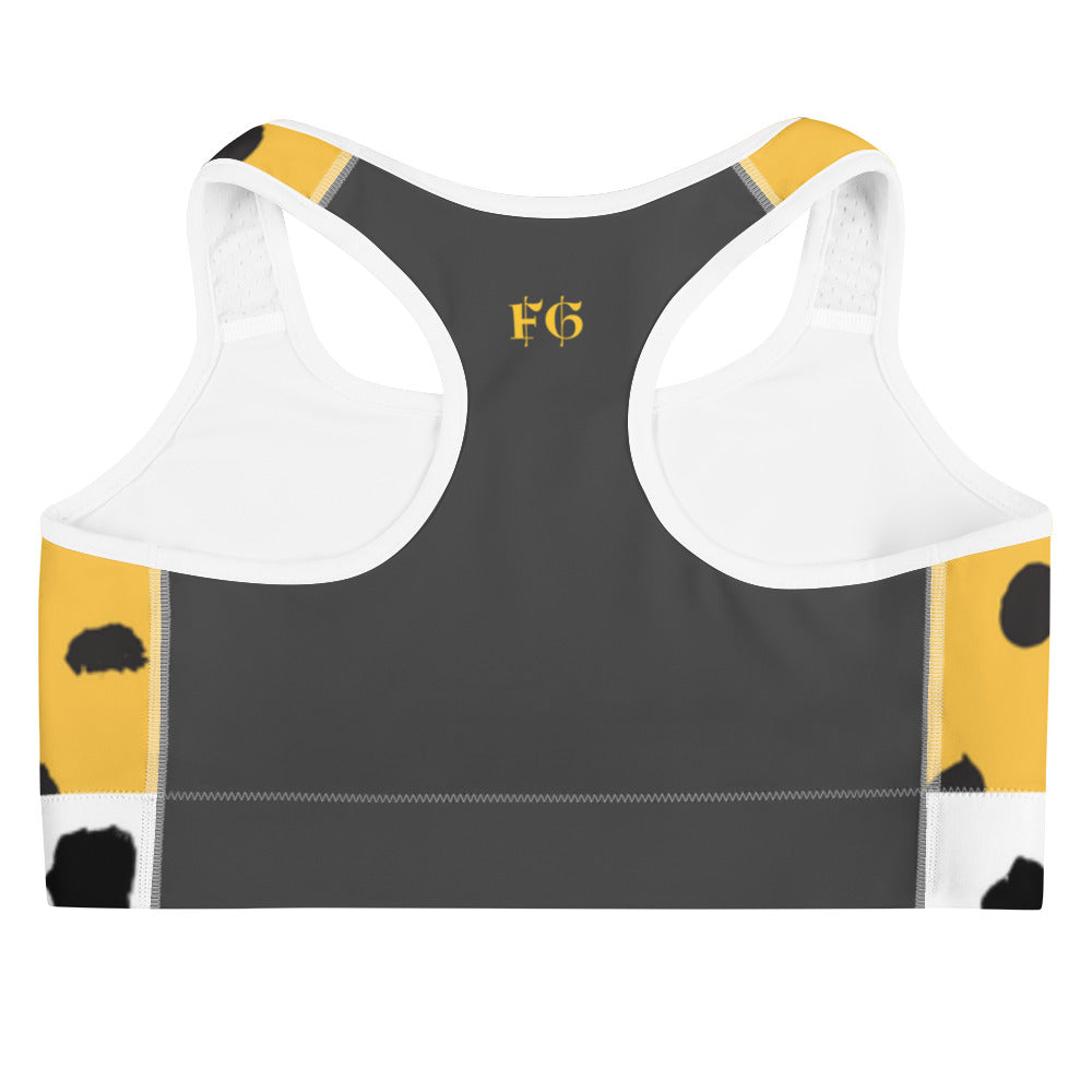 fitness Girl Polka Dot Fitness Girl Sports bra