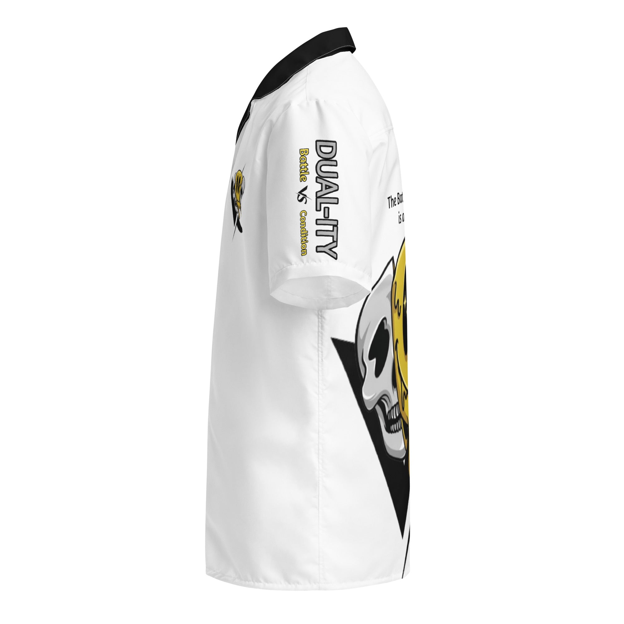 Good vs Evil Unisex button shirt