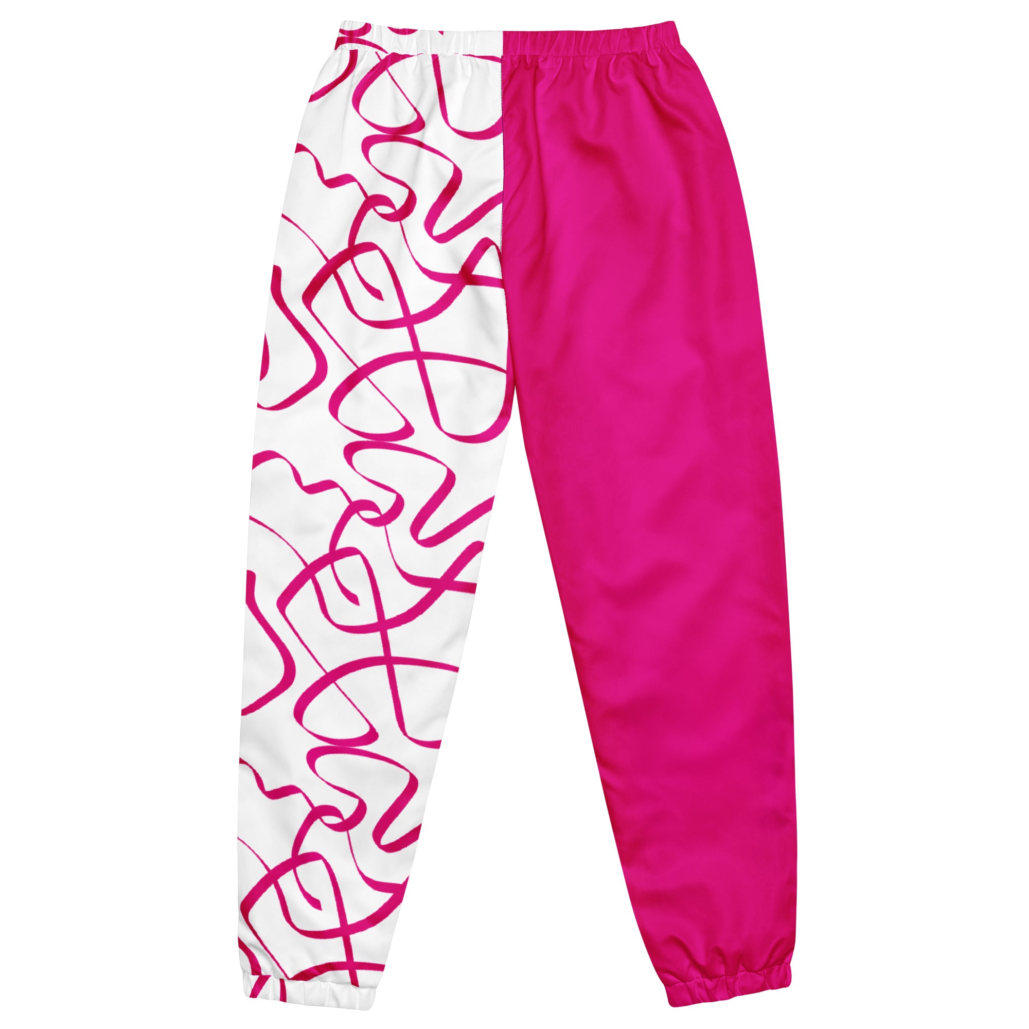 Boss Mom track pants - Pink/Whtie