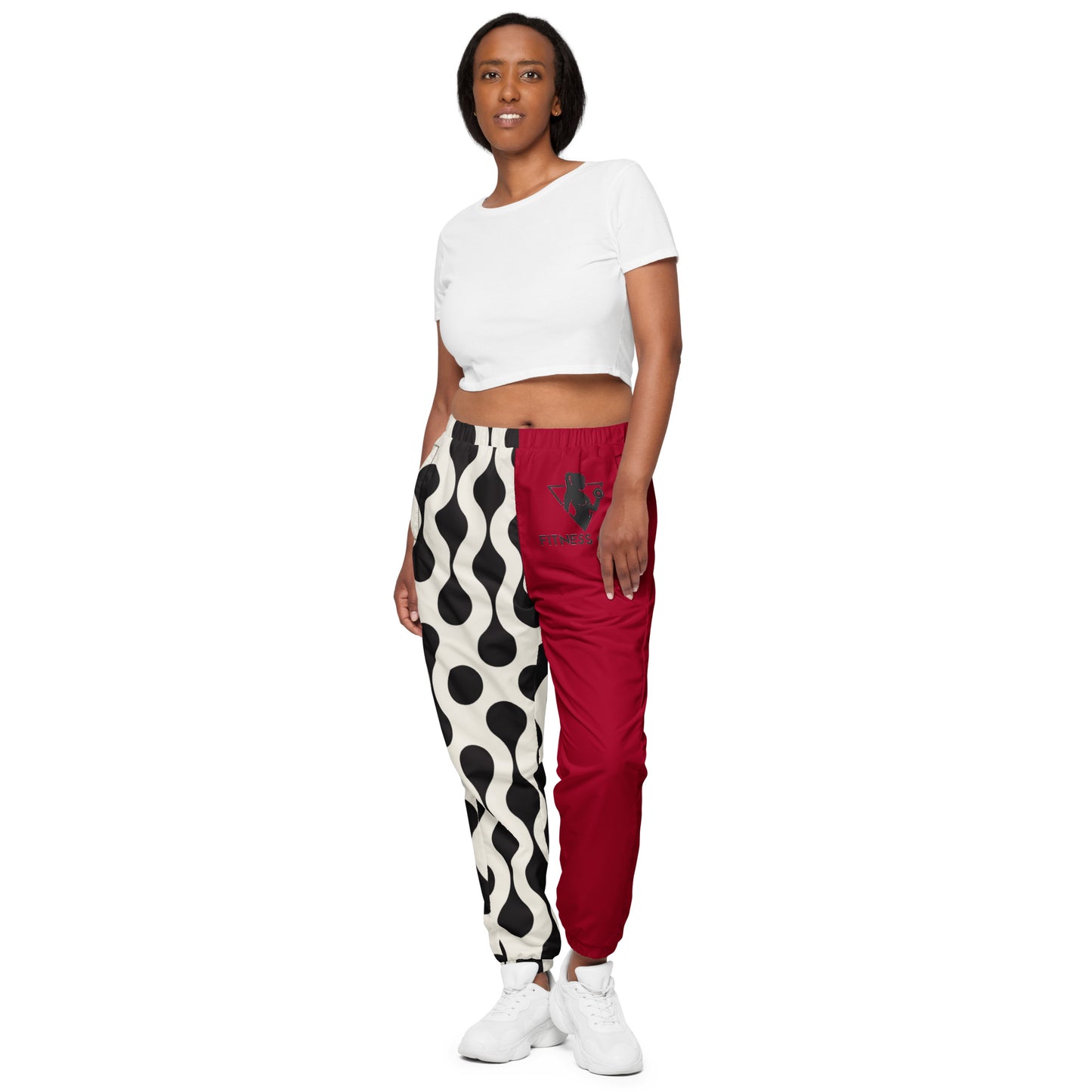 Black Fitness Girl Track Pants