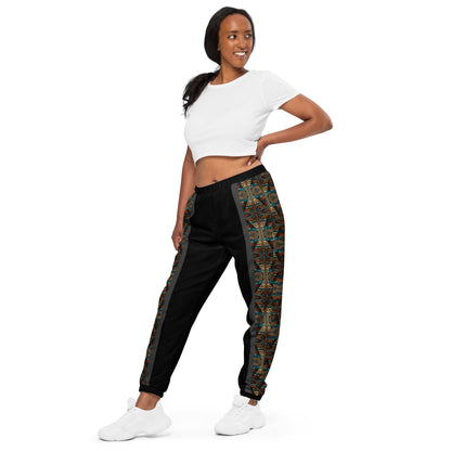 Egyptian Print Track Pants