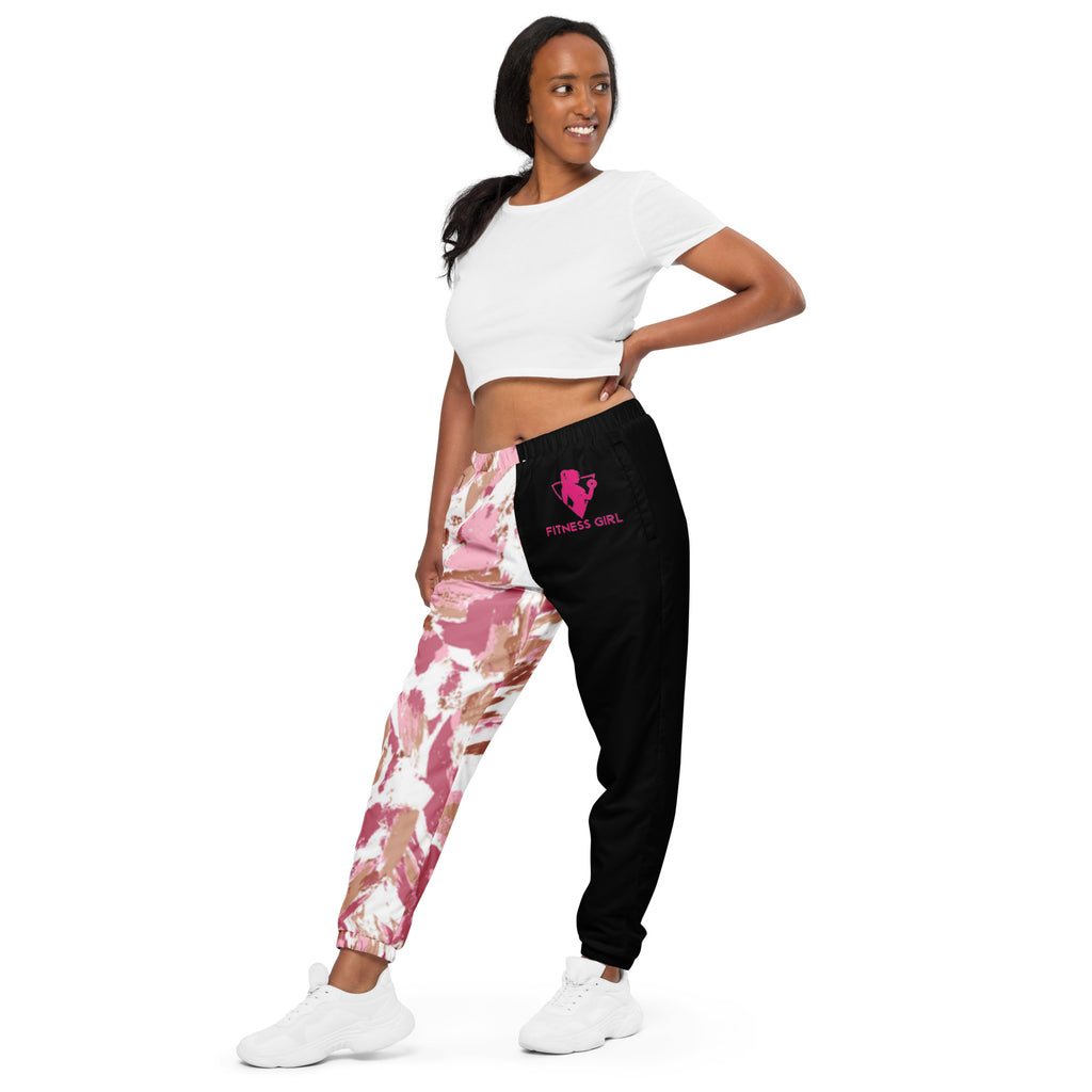 Pink Fitness Girl Track Pants