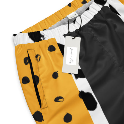 Dot Print Track Pants