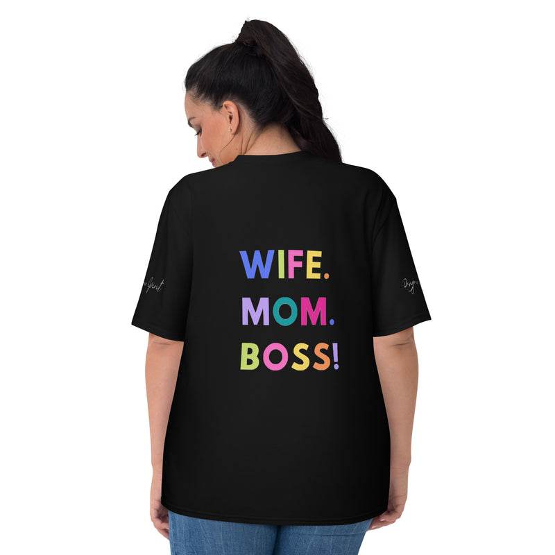 Mom Wife Boss Women's T-shirt