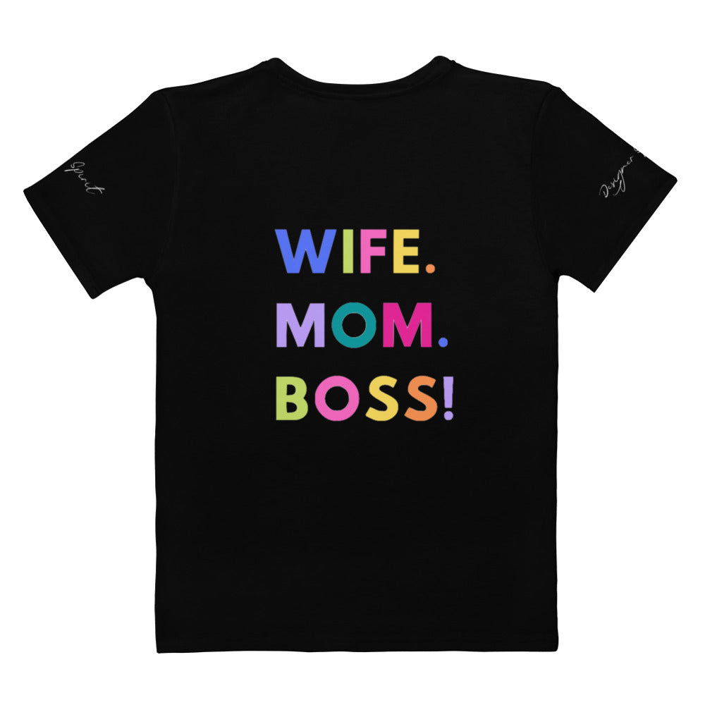 Mom Wife Boss Women's T-shirt
