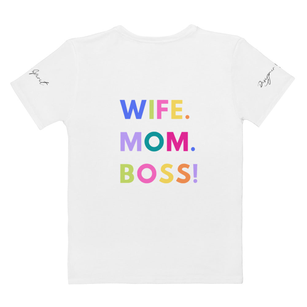 Mom Wife Boss Women's T-shirt