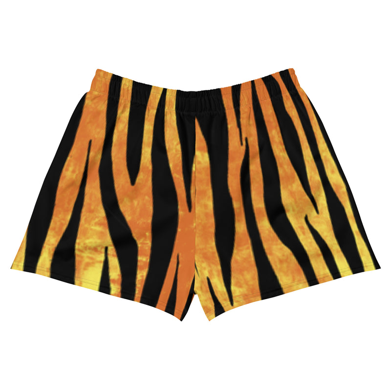 Animal Print Women’s Recycled Athletic Shorts