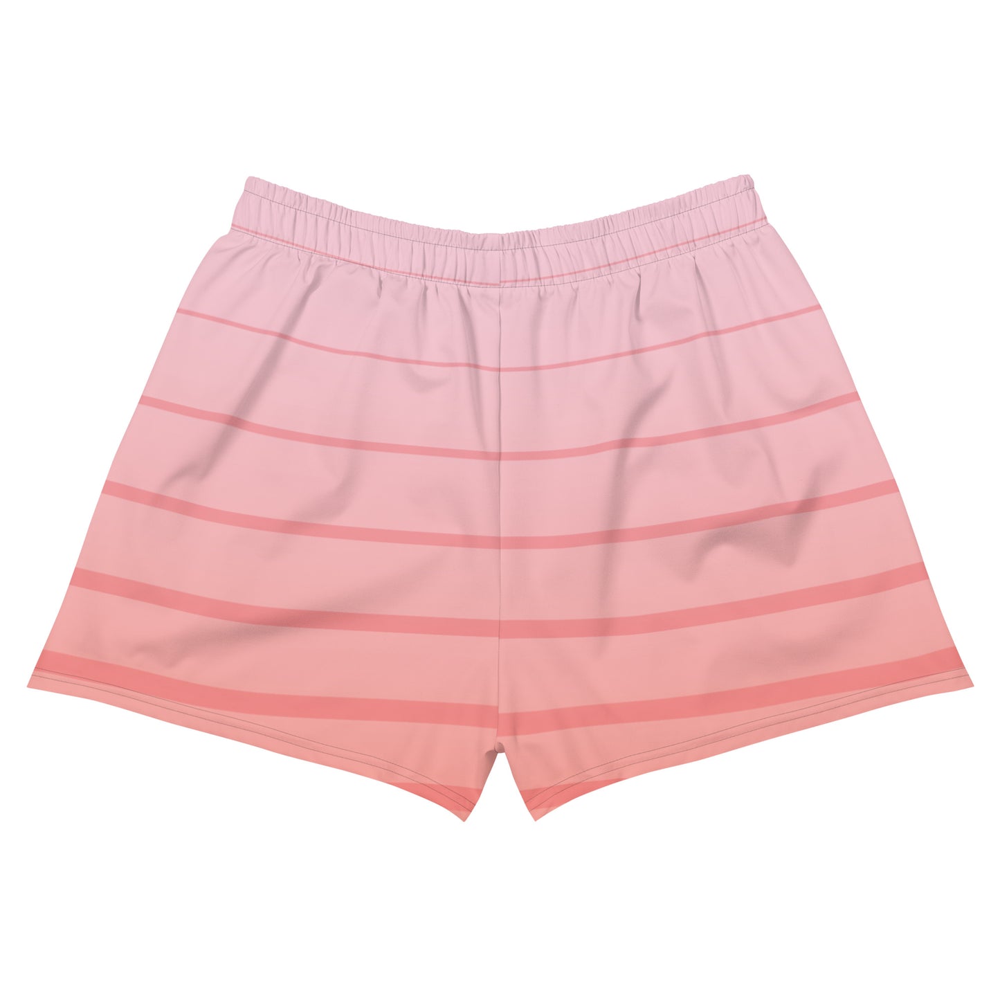 Strip Print Women’s Recycled Athletic Shorts