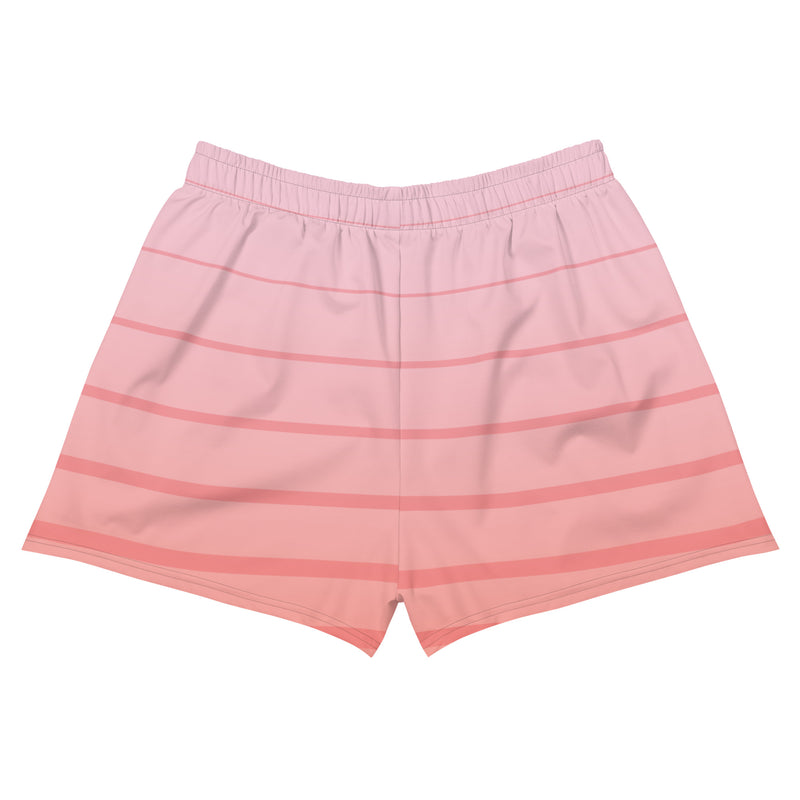 Strip Print Women’s Recycled Athletic Shorts