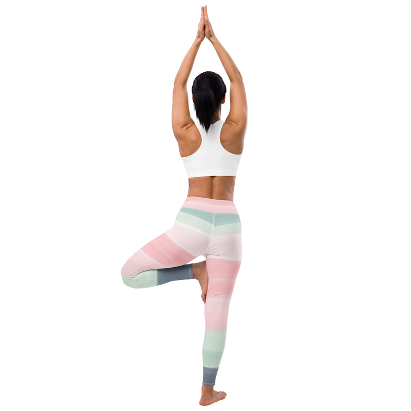 Pastel Multi Color Yoga Leggings