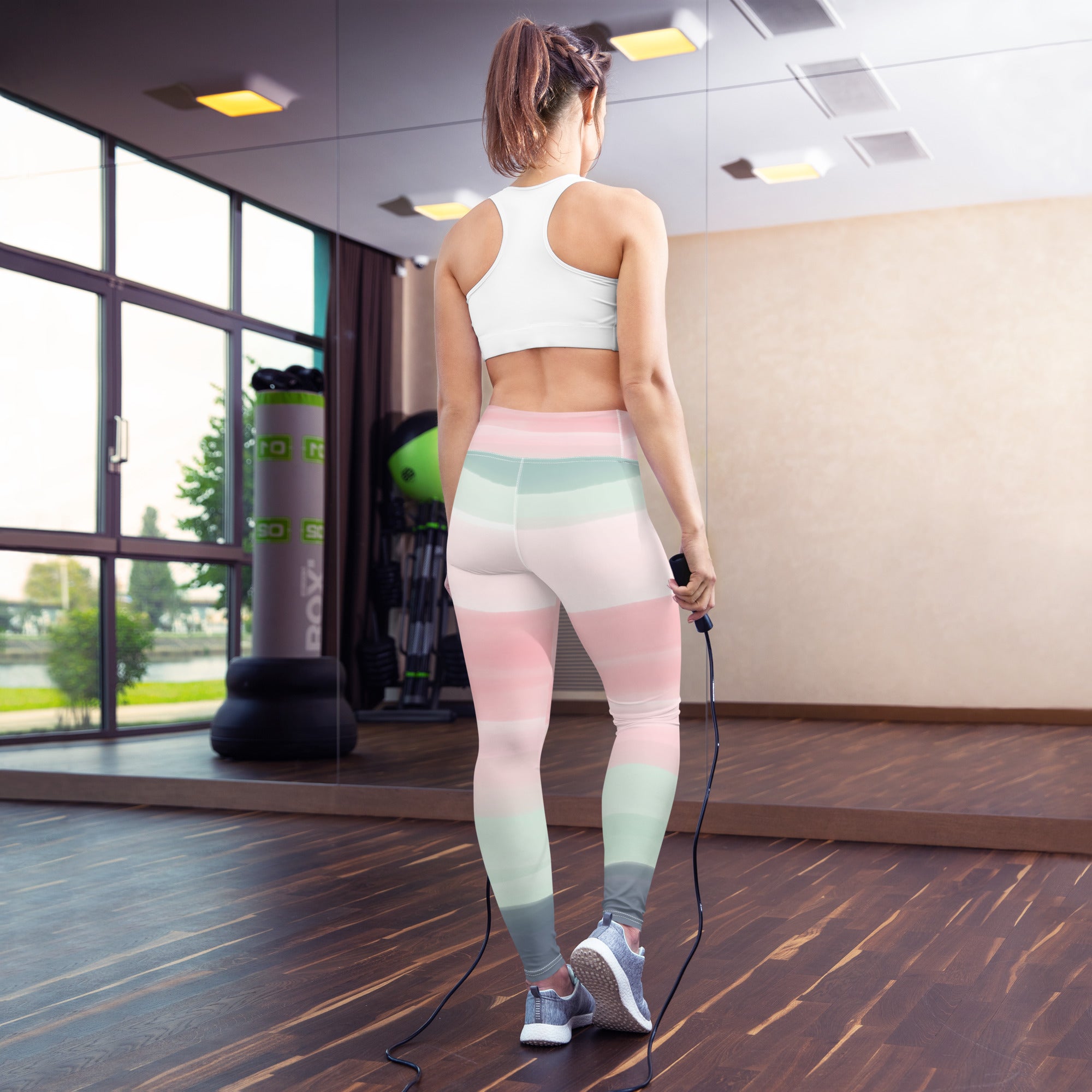Pastel Multi Color Yoga Leggings
