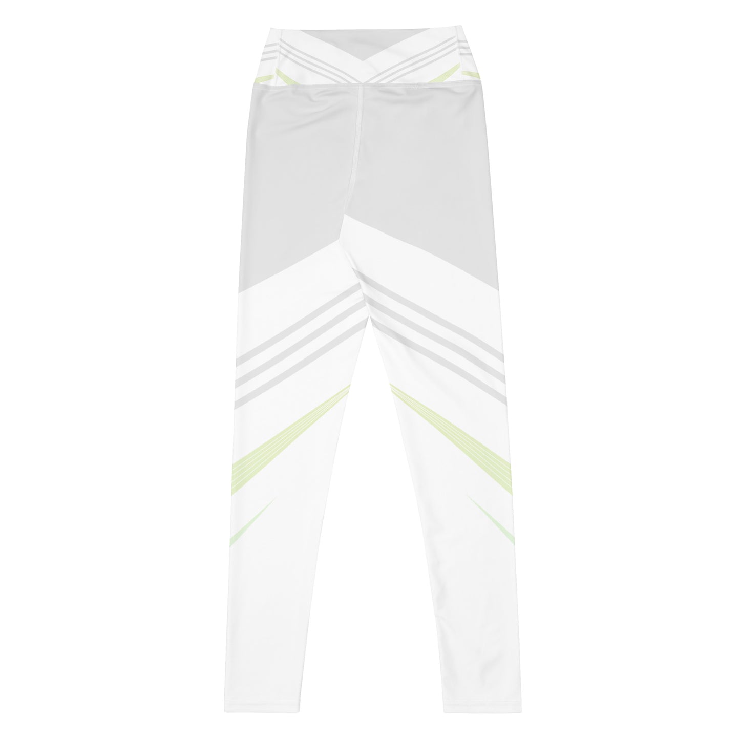 White Multi Color Yoga Leggings