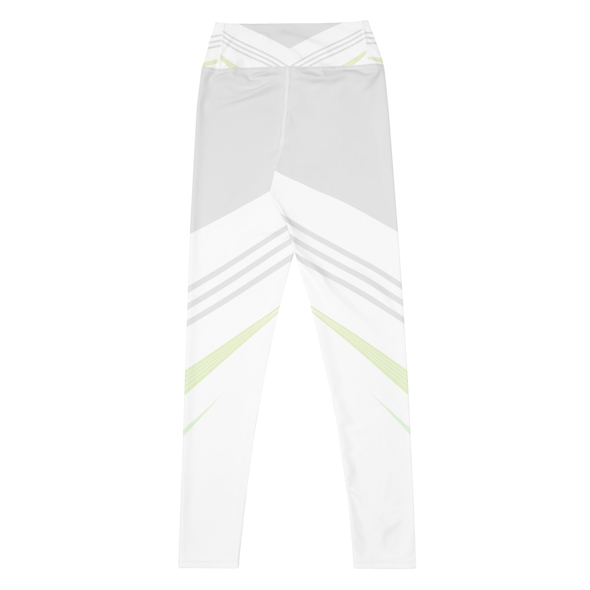 White Multi Color Yoga Leggings