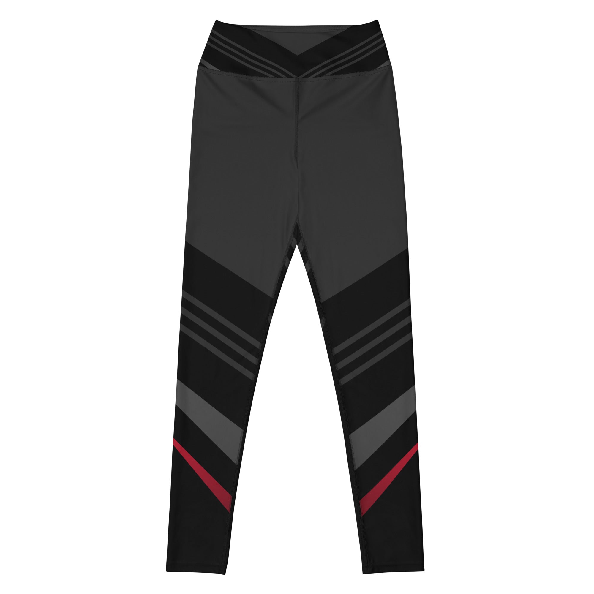 Black Multi Color Yoga Leggings