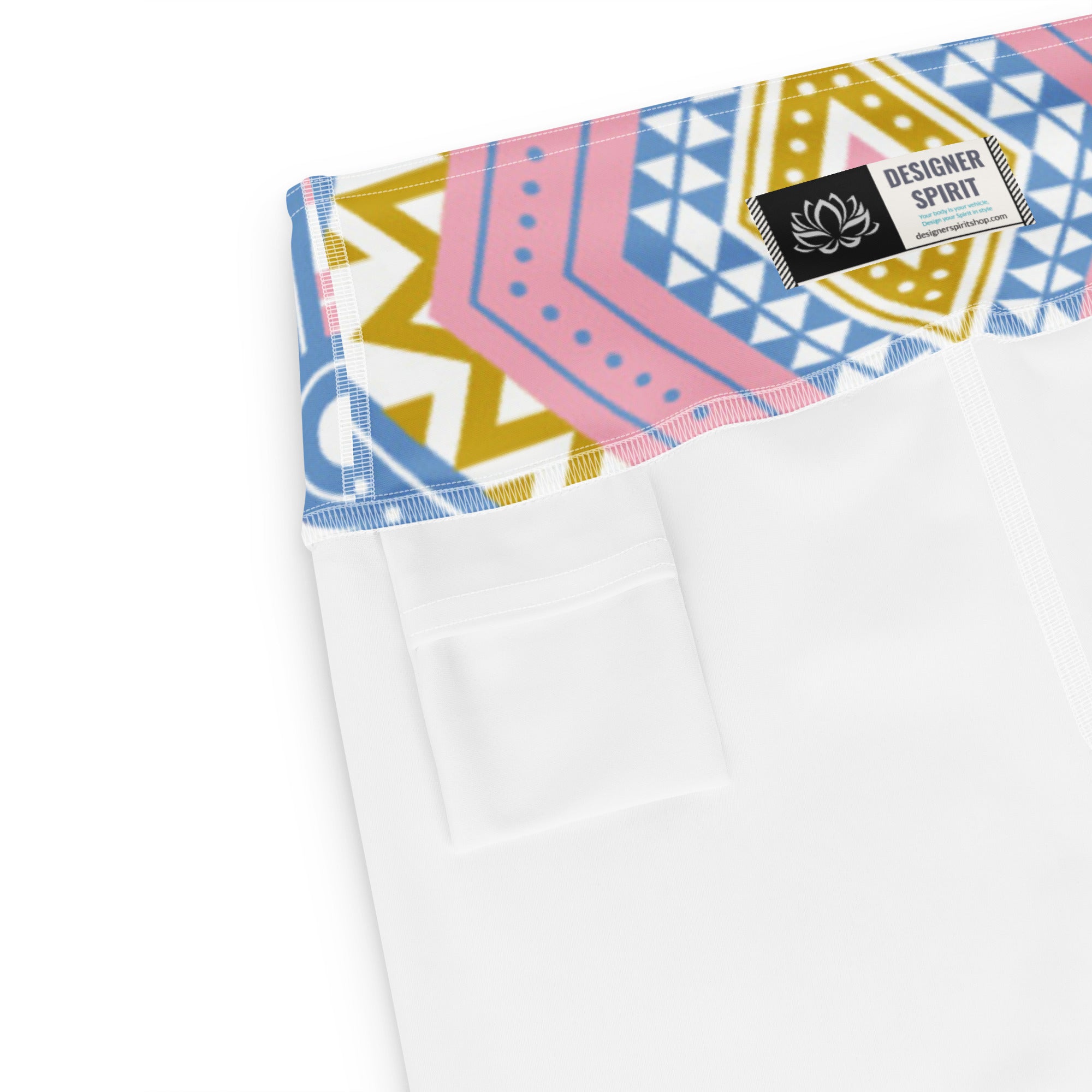 Pastel Diamond Print Yoga Leggings