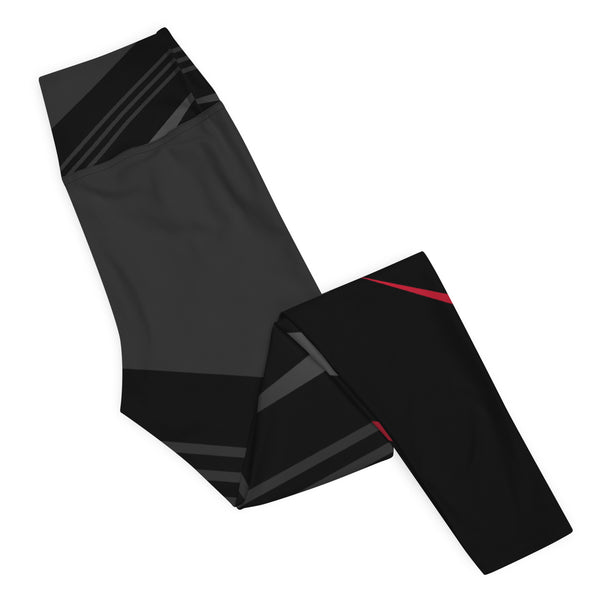 Black Multi Color Yoga Leggings