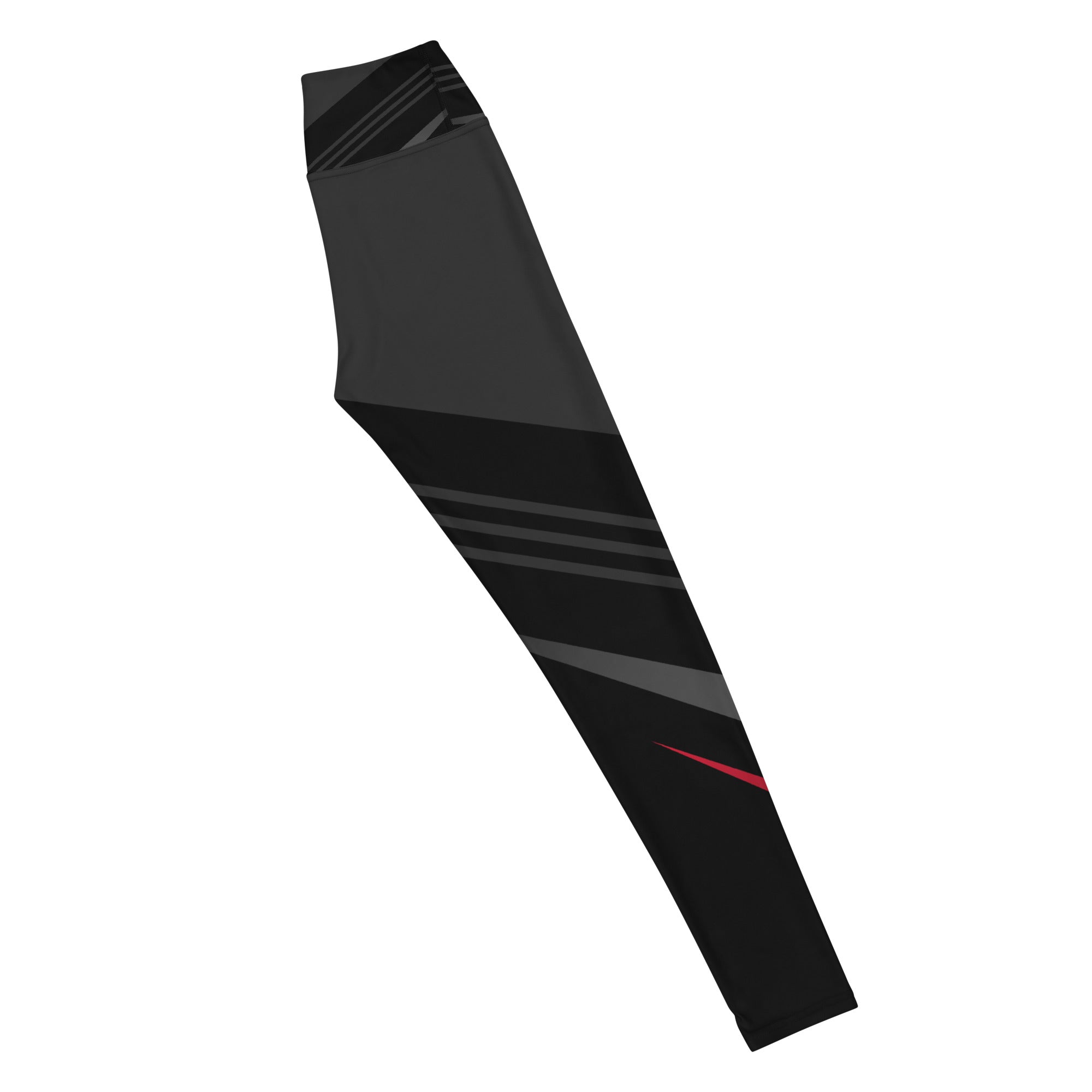 Black Multi Color Yoga Leggings