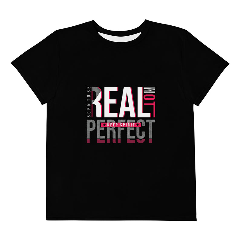 Born to be Real Youth crew neck unisex t-shirt