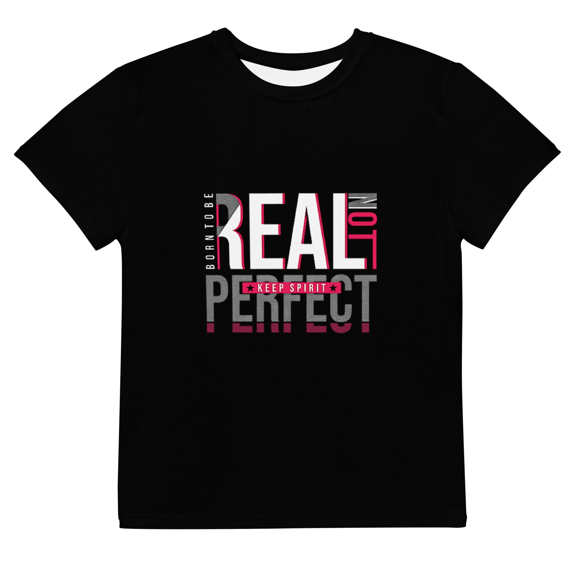 Born to be Real Youth crew neck unisex t-shirt