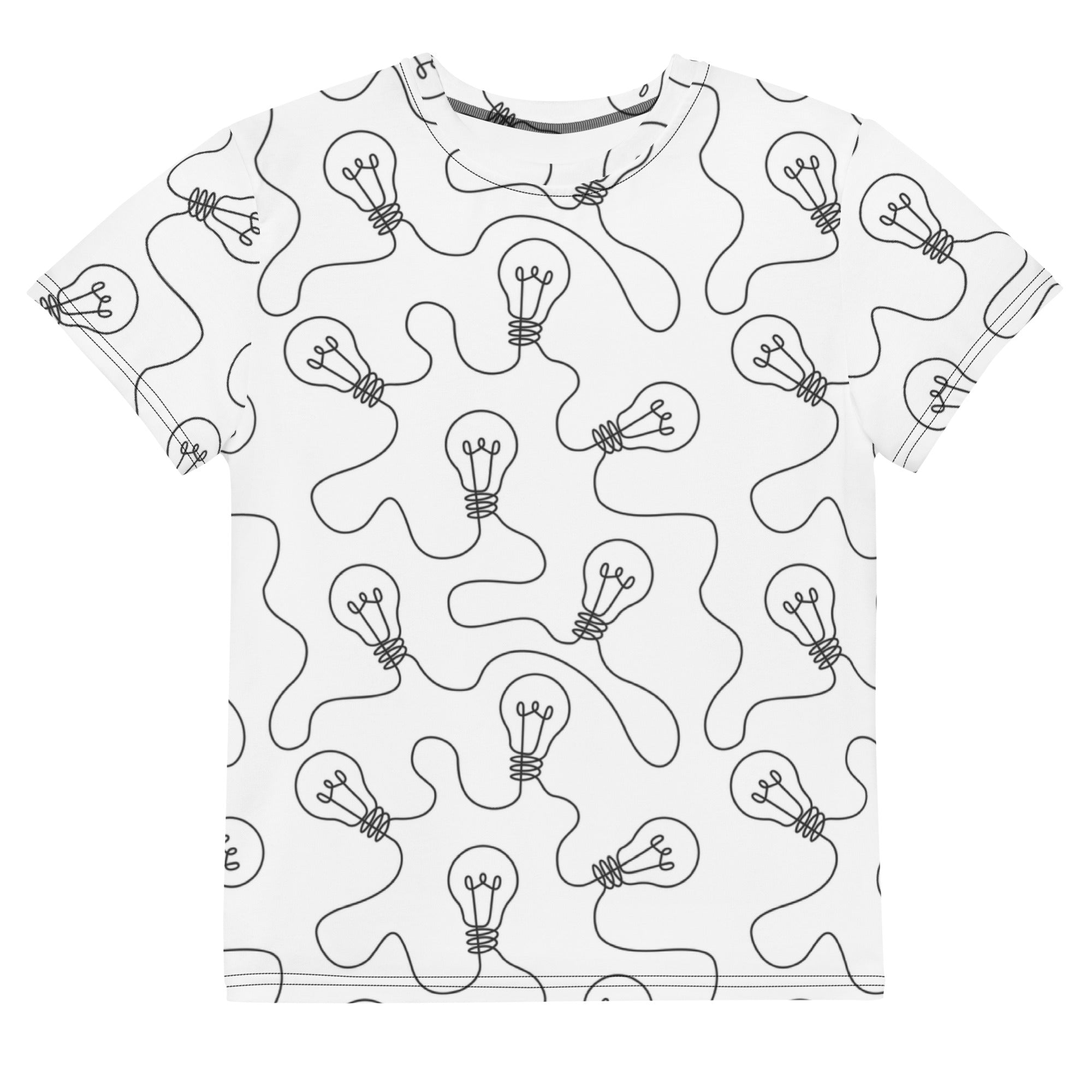 Light Bulb Youth crew neck t-shirt