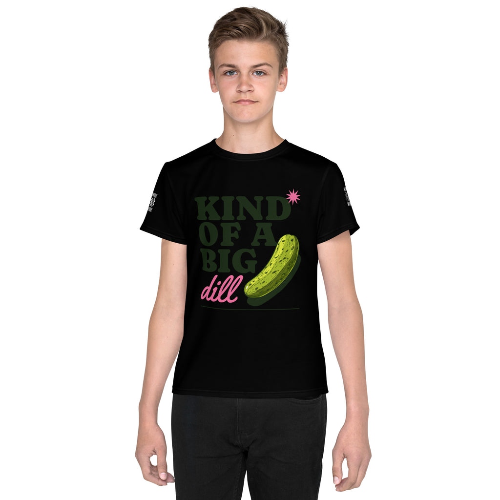 Kind of a Big Dill Youth crew neck t-shirt