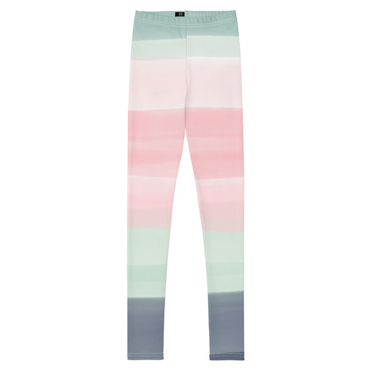 Multi Pastel Print Youth Leggings