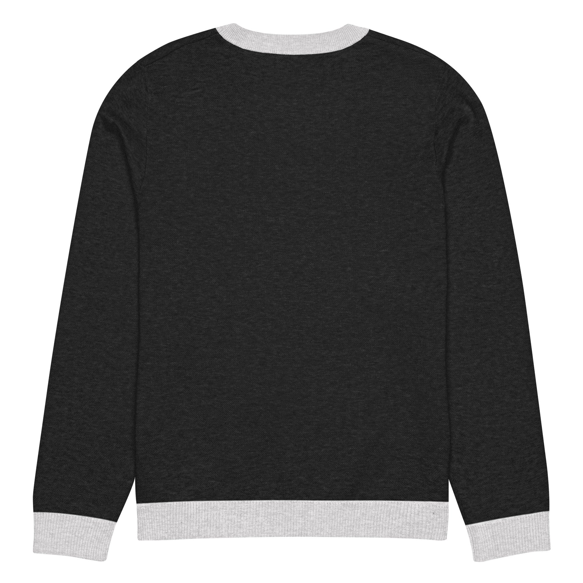Not Scared Knitted crew neck sweater