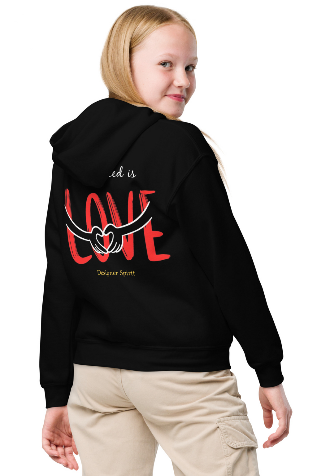 All You Need Is Love Youth heavy blend hoodie