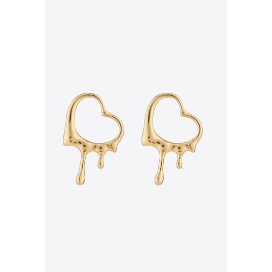 Heart Zinc Alloy Earrings