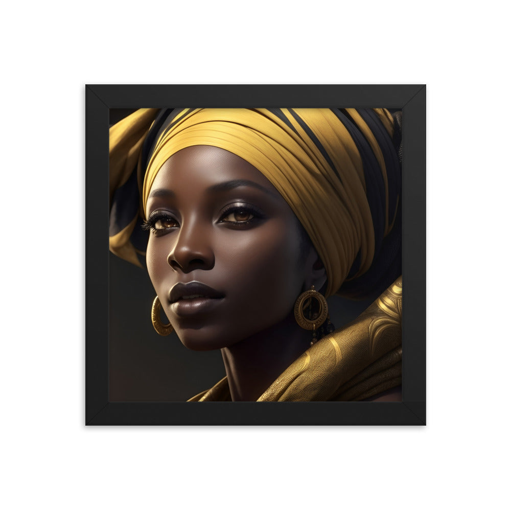 African Woman Framed Poster #1