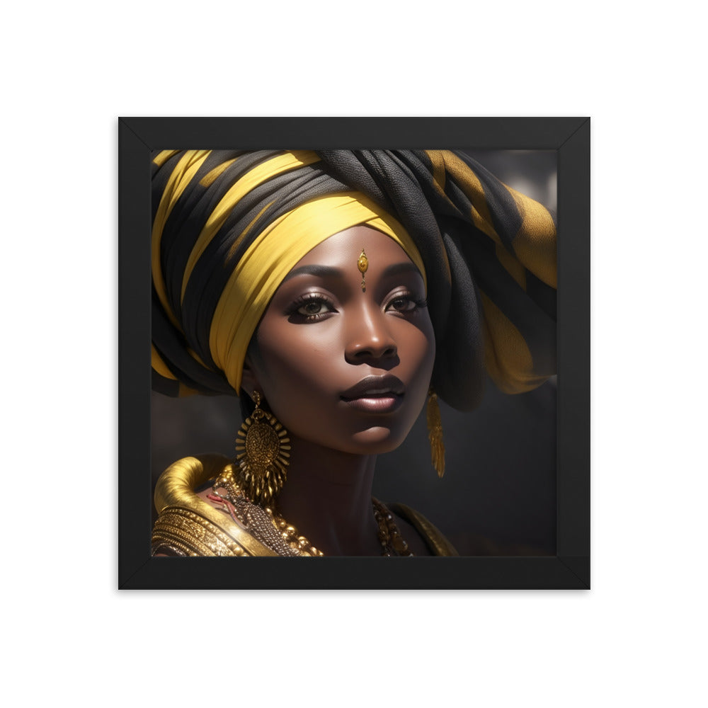 African Woman Framed Poster #3