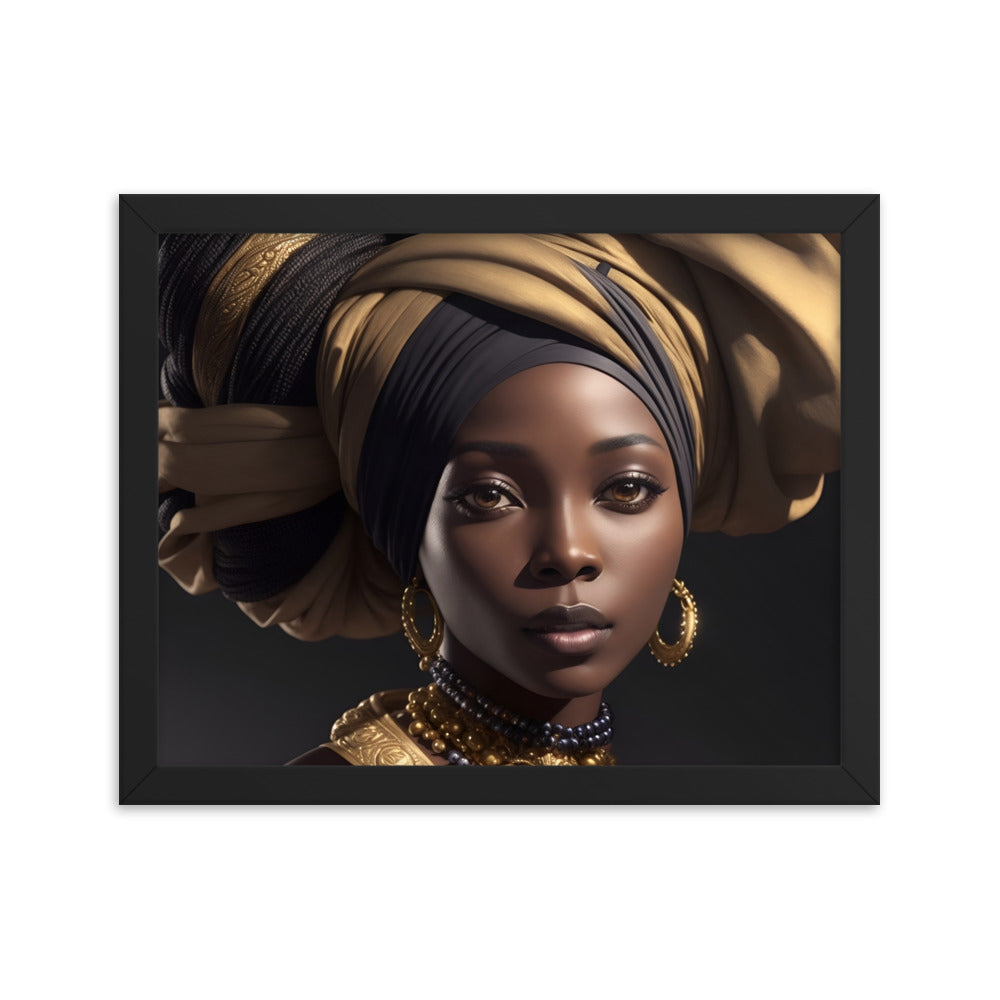 African Woman Framed Poster #2