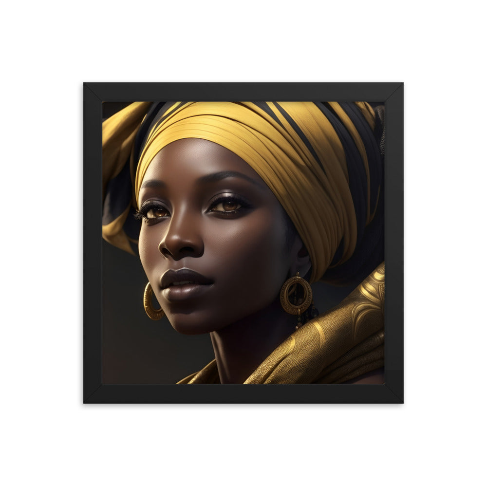 African Woman Framed Poster #1