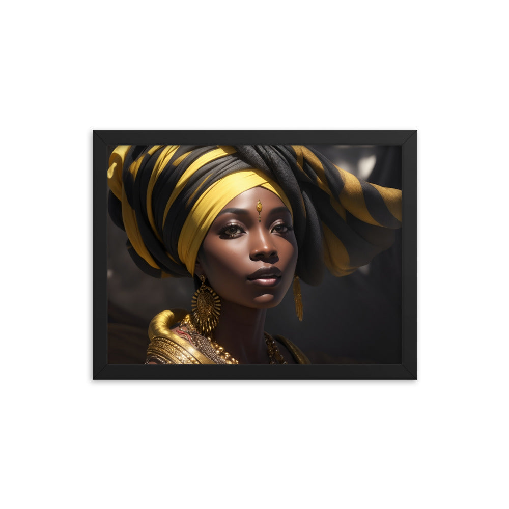 African Woman Framed Poster #3