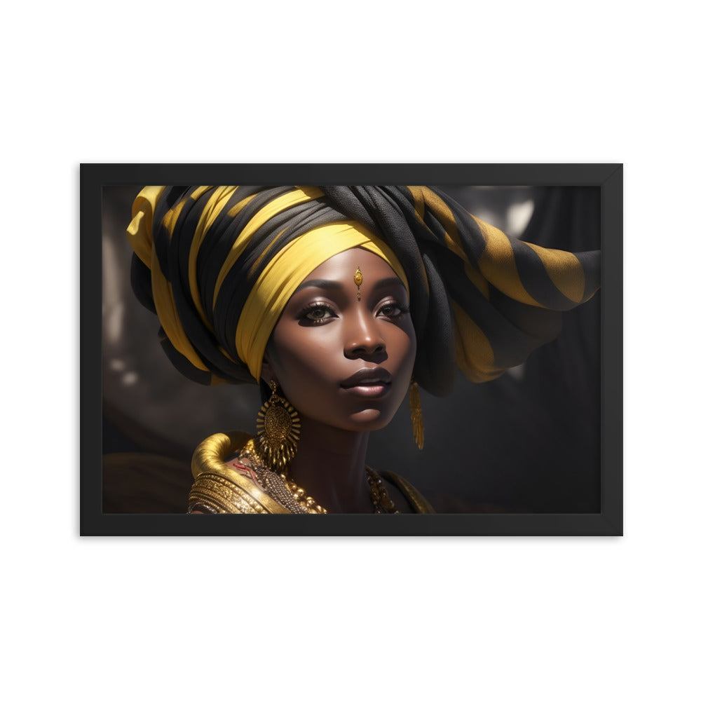 African Woman Framed Poster #3