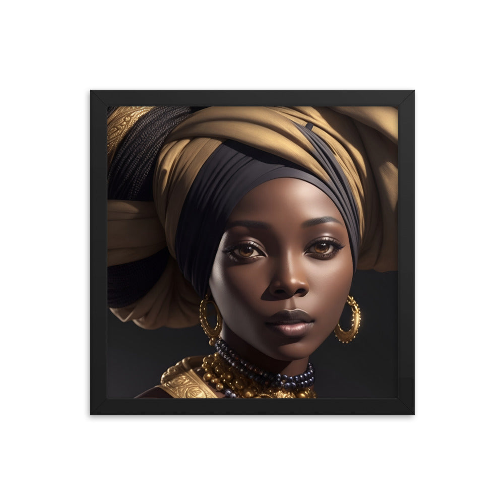African Woman Framed Poster #2