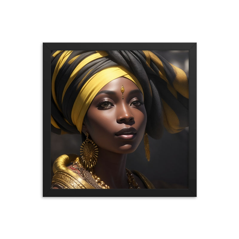 African Woman Framed Poster #3