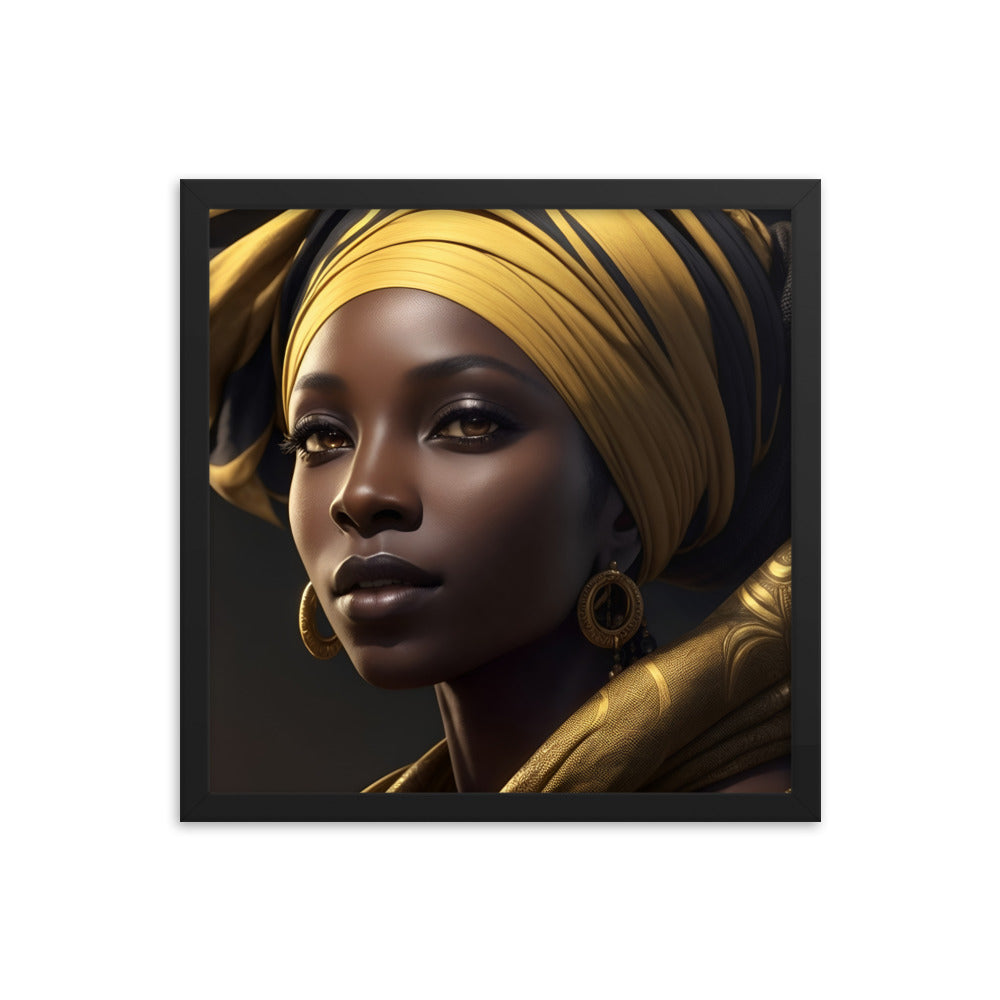 African Woman Framed Poster #1