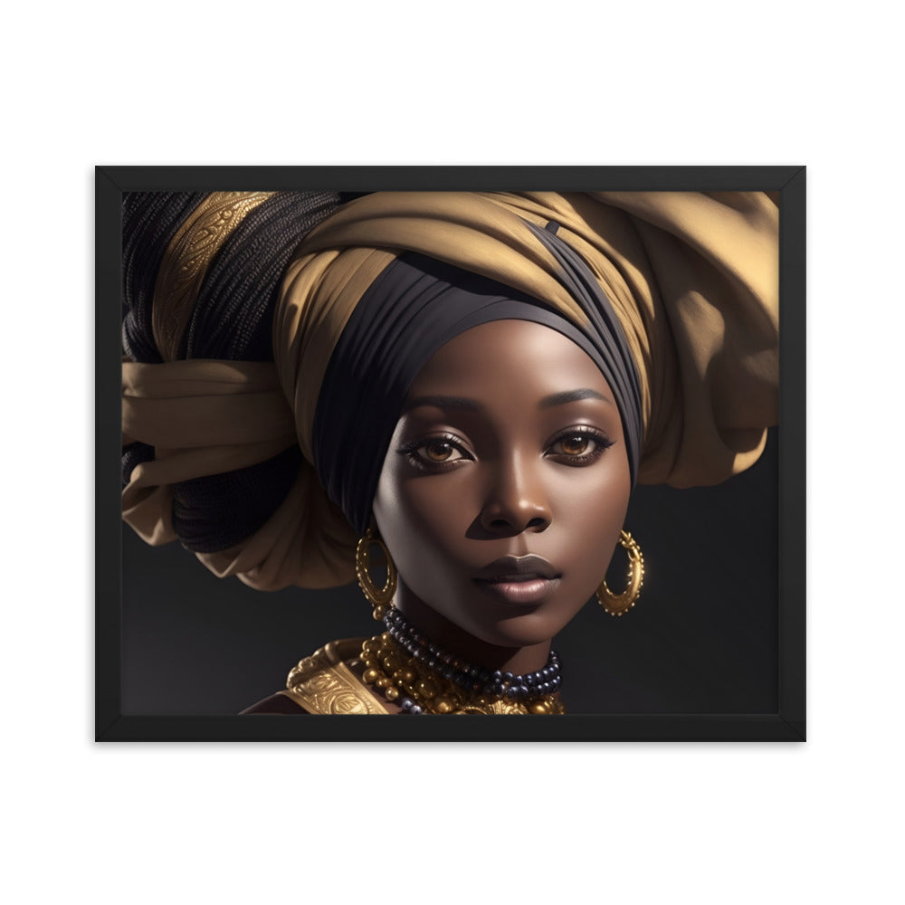 African Woman Framed Poster #2