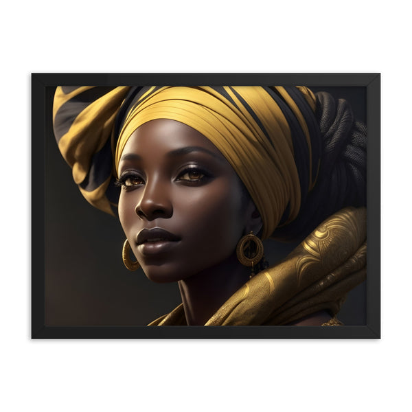 African Woman Framed Poster #1