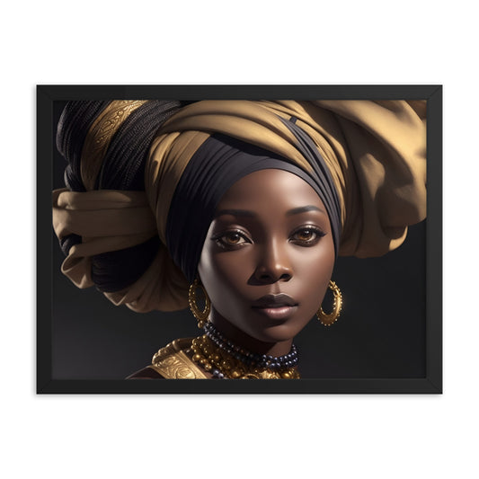 African Woman Framed Poster #2