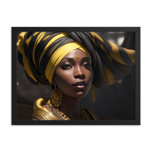 African Woman Framed Poster #3