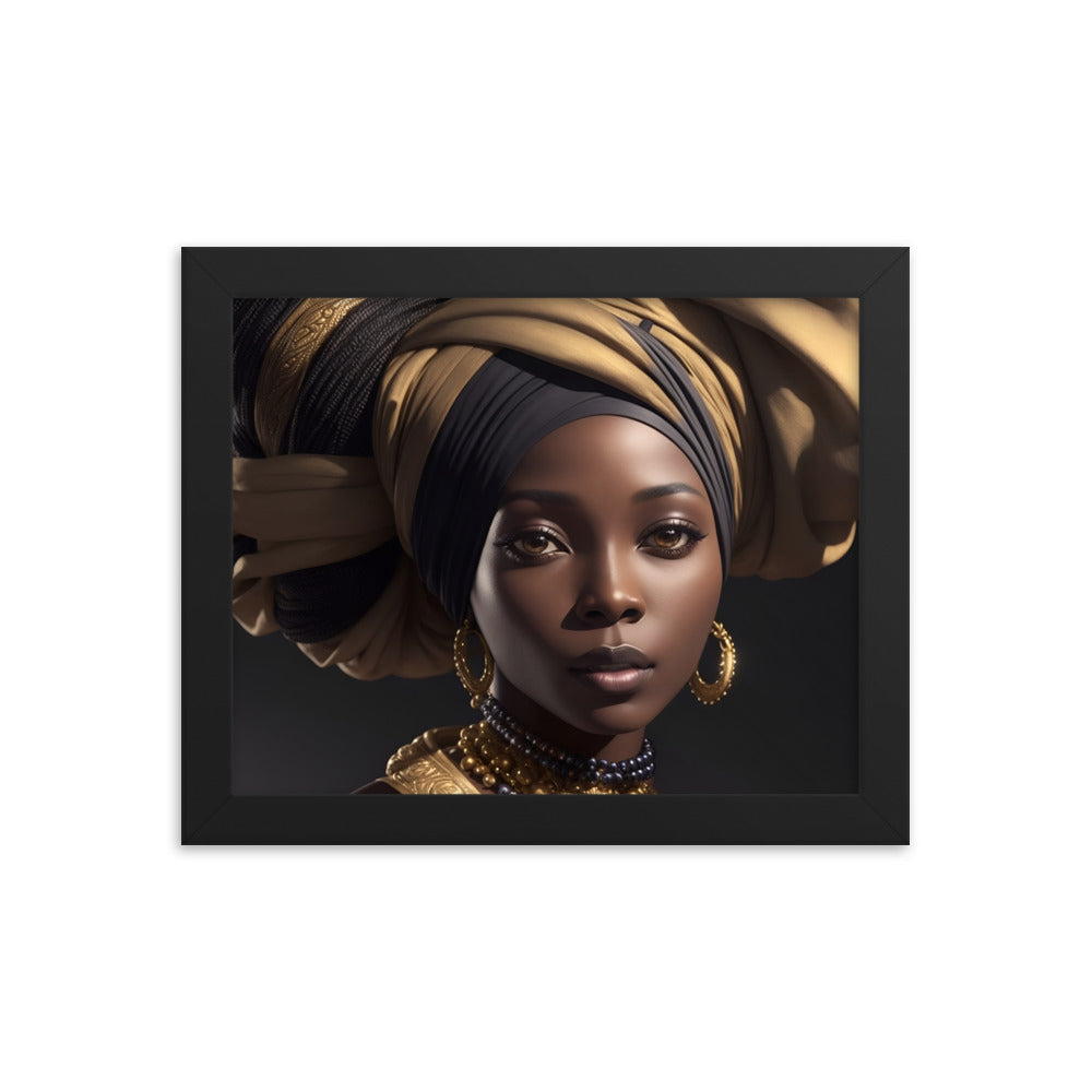 African Woman Framed Poster #2
