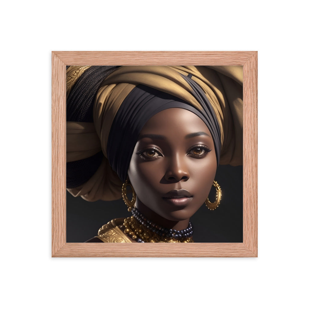 African Woman Framed Poster #2