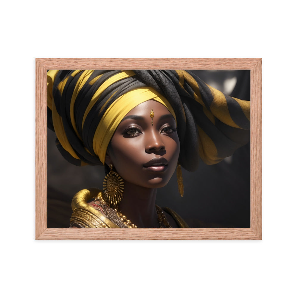 African Woman Framed Poster #3