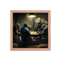 Elephants Playing Poker Framed Poster #1