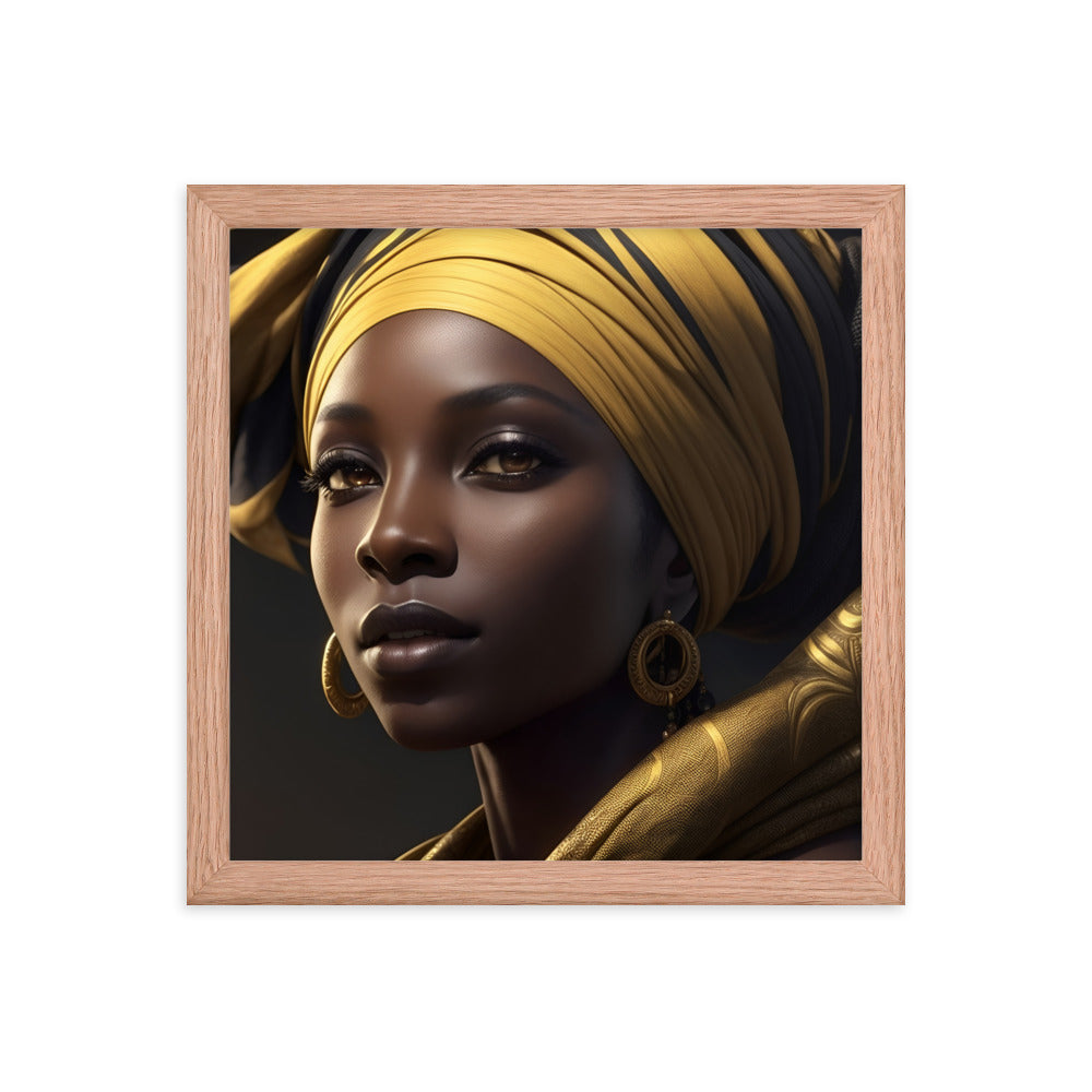 African Woman Framed Poster #1