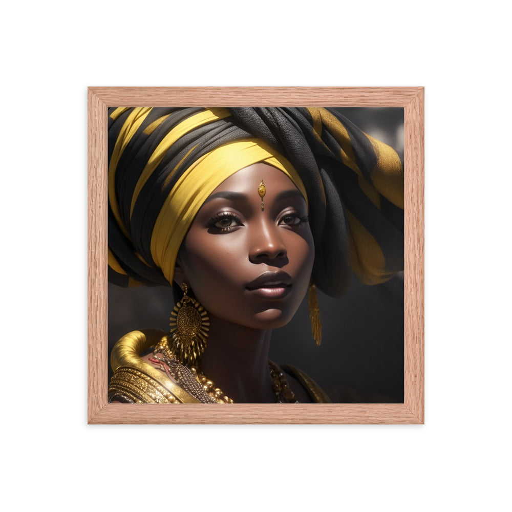 African Woman Framed Poster #3