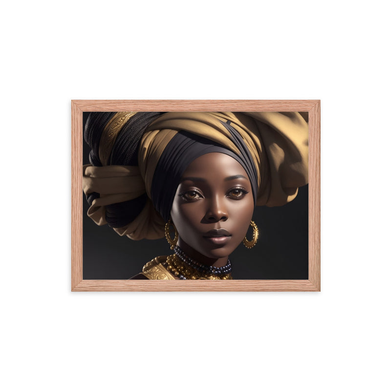 African Woman Framed Poster #2