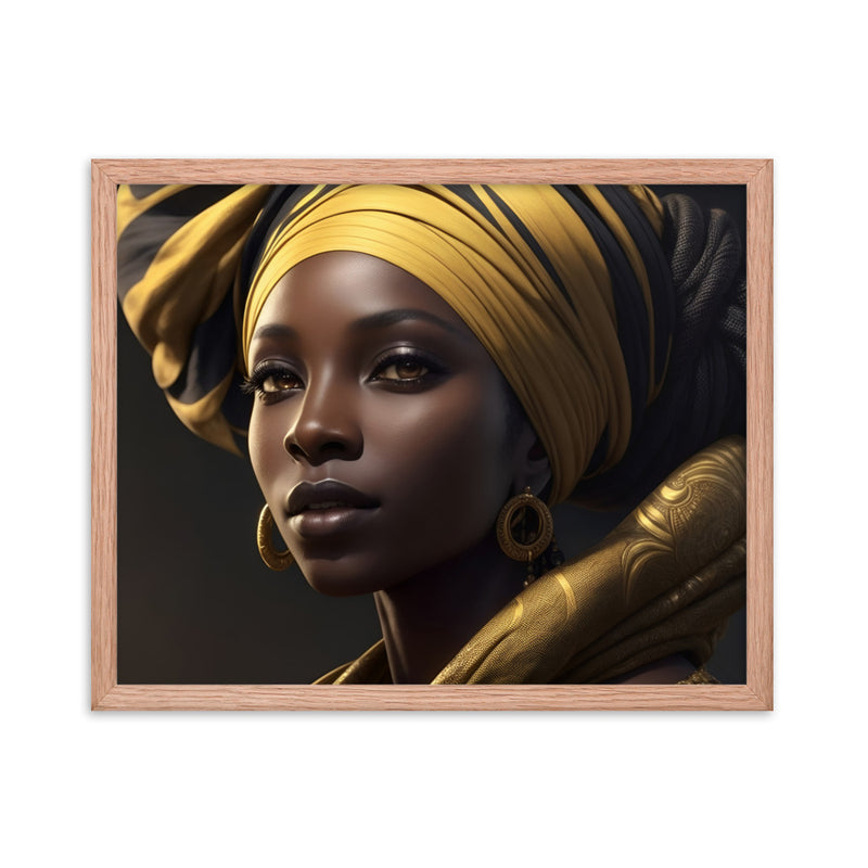 African Woman Framed Poster #1